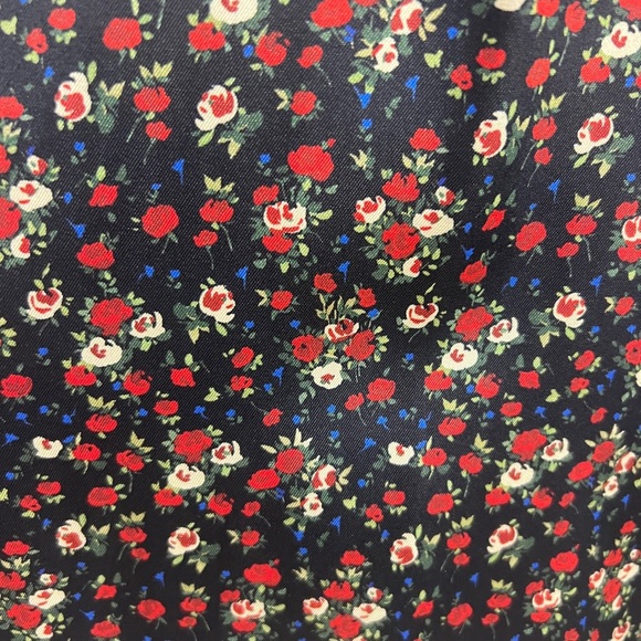 SANDRO Paris Size 6 Emmanuela Ditsy Floral Midi Slip Dress Strappy Back - Picture 14 of 16